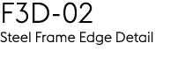F3D 02 Steel Frame Edge Detail
