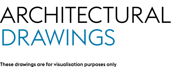 Architectural Drawings These drawings are for visualisation purposes only