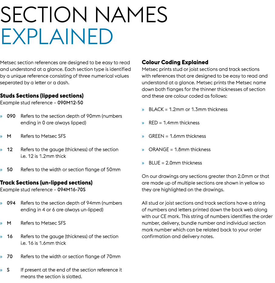 Section Names Explained Metsec section references are designed to be easy to read and understand at a glance. Each se...
