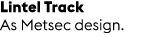 Lintel Track As Metsec design.